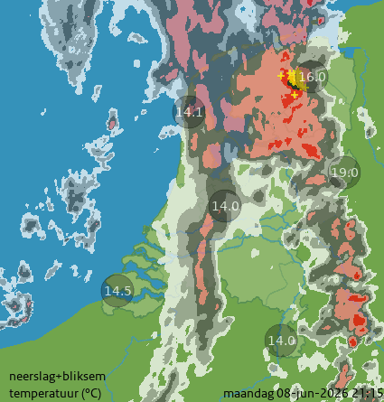 KNMI Neerslagradar
